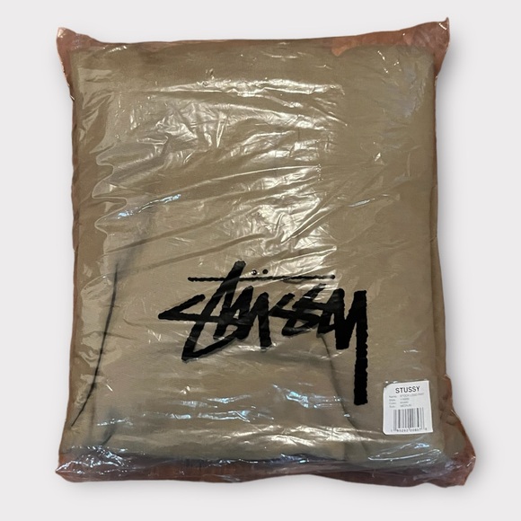 Men’s STUSSY Khaki Sweatpants - NEW - MEDIUM - Picture 2 of 5